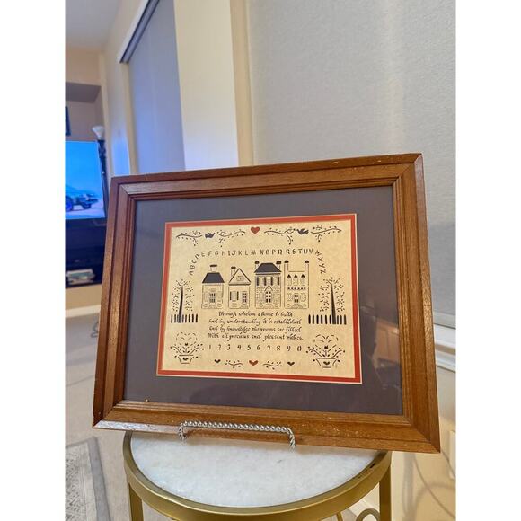 Folk Art Papercut – “Through Wisdom a Home is Built” – Designs with Scissors - Picture 7 of 7